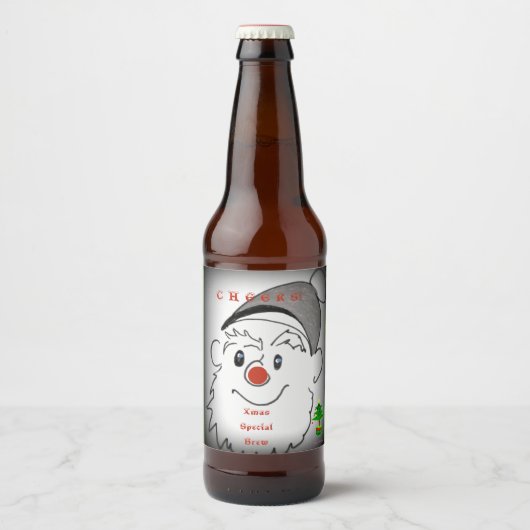 クリスマススペシャルブリュー ビールラベル (正面)