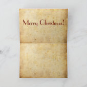 クリスマススペシャルワイングリーティングカード！ シーズンカード (内部)