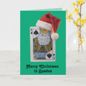 クリスマススペード カード (黄色い花)