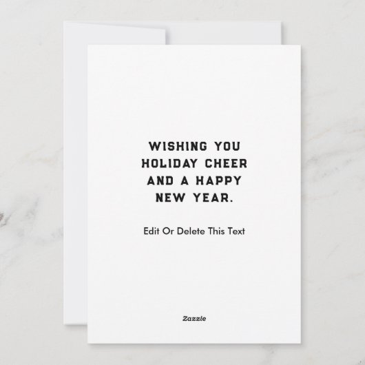 クリスマススポーツカレンダーのカウントダウンホリデーカード シーズンカード (裏面)