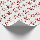 クリスマススポーツホリデーギフト ラッピングペーパー (角)
