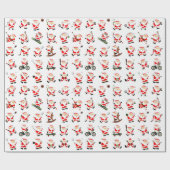 クリスマススポーツホリデーギフト ラッピングペーパー (フラット)