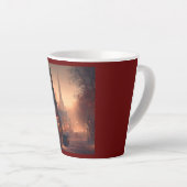 クリスマススモールタウン4 カフェラテマグ (右アングル)