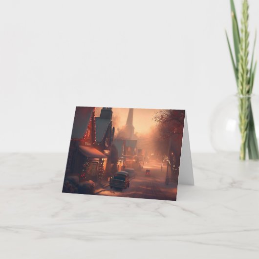 クリスマススモールタウン4 シーズンカード (正面)