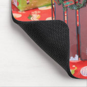 クリスマススレッドとリースマウスパッド マウスパッド (コーナー)