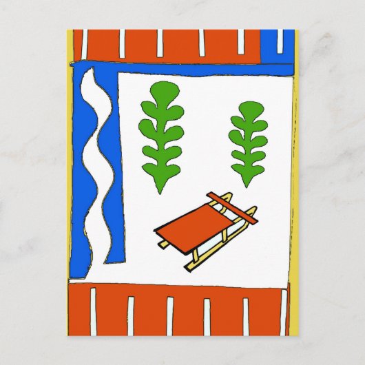 クリスマススレッド シーズンポストカード (正面)