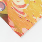 クリスマススレッド フリースブランケット (角)