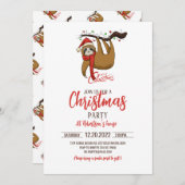 クリスマススロスオンツリーブランチ 招待状 (正面/裏面)