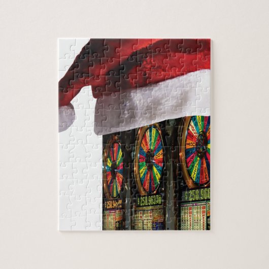 クリスマススロットマシン ジグソーパズル (縦)