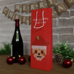 クリスマススロッメリートマスフェスティバルレッドホリデー ワインギフトバッグ<br><div class="desc">私たちはあなたにとてもメリースロートマスと幸せな新しい抱き枕を願う。あなたの短いメッセージと愛で贈り物を追加する。</div>