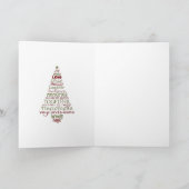 クリスマススロース一家 カード (内部)