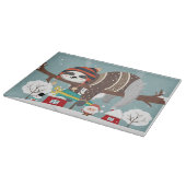 クリスマススロース カッティングボード (角)