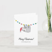 クリスマススロース カード (正面)