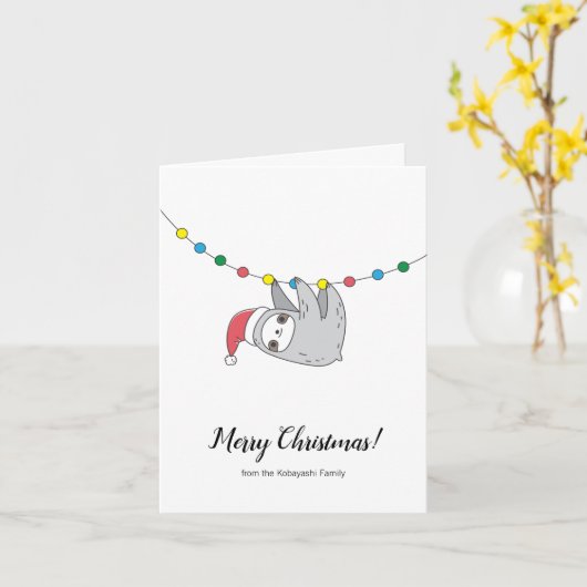 クリスマススロース カード (黄色い花)