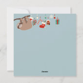 クリスマススロース シーズンカード (裏面)