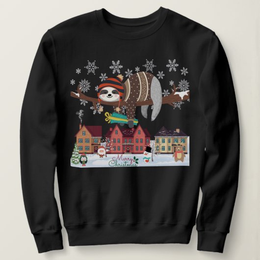 クリスマススロース スウェットシャツ (デザイン正面)