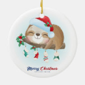 クリスマススロース セラミックオーナメント (裏面)
