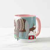 クリスマススロース マグカップ (正面右)