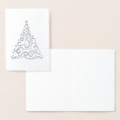 クリスマススワールツリービューティフル 箔カード (ディスプレー)