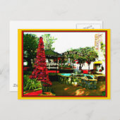 クリスマスズインフロリダザミュージアムjGibney シーズンポストカード (正面/裏面)