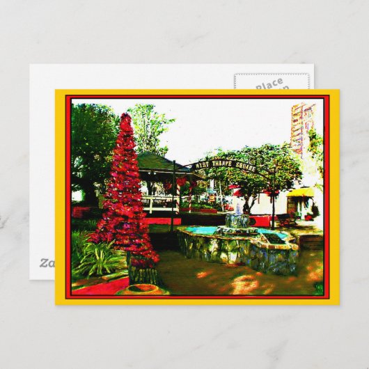 クリスマスズインフロリダザミュージアムjGibney シーズンポストカード (正面/裏面)