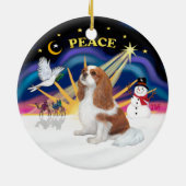 クリスマスズサンライズ – Blenheim Cavalier (F) セラミックオーナメント (裏面)