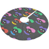 クリスマスズワルテピート ブラッシュドポリエステルツリースカート (アングル)