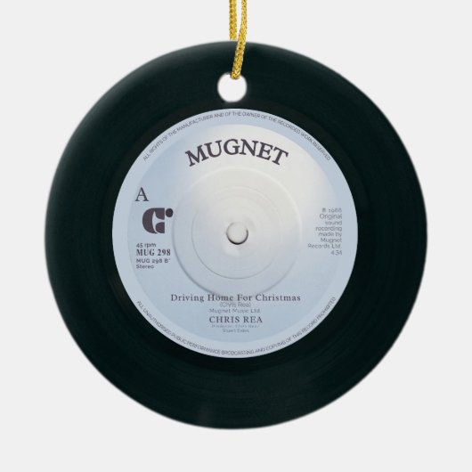 クリスマスセラミックオーナメント用駆動ホーム セラミックオーナメント (正面)