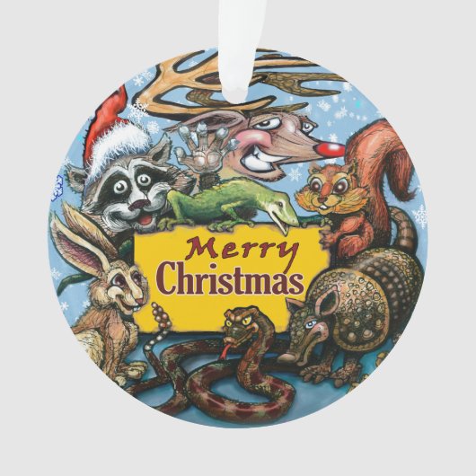 クリスマスセラミックオーナメント オーナメント (正面)