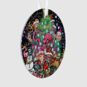 クリスマスセラミックオーナメント オーナメント (正面)