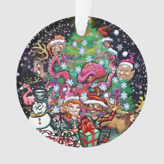 クリスマスセラミックオーナメント オーナメント (正面)
