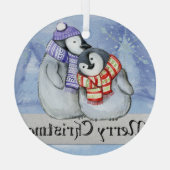 クリスマスセラミックオーナメント ガラスオーナメント (裏面)