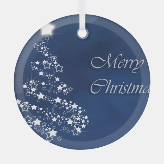 クリスマスセラミックオーナメント ガラスオーナメント (正面)