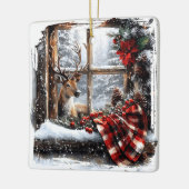 クリスマスセラミックオーナメント セラミックオーナメント (左)
