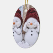 クリスマスセラミックオーナメント セラミックオーナメント (左)