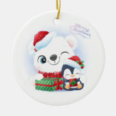 クリスマスセラミックオーナメント セラミックオーナメント (正面)
