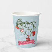 クリスマスセラミックタイル 紙コップ (裏面)