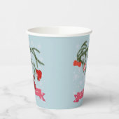 クリスマスセラミックタイル 紙コップ (左)