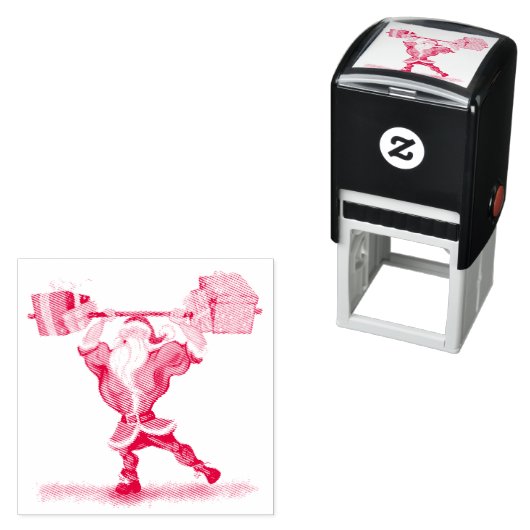 クリスマスセルフインおもしろいキングのスタンプ付きサンタ セルフインキングスタンプ (インサイチュ)