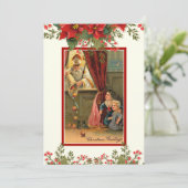 クリスマスセントニコラスの饗宴の日のパーティの招待状 招待状 (スタンド正面)