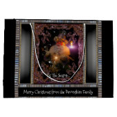 クリスマスセントニコラスビクトリアンクリスマス ラージペーパーバッグ (裏面)