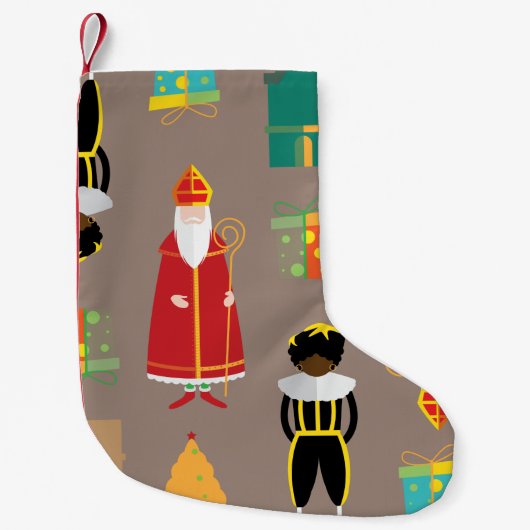 クリスマスセントニコラス スモールクリスマスストッキング (正面)