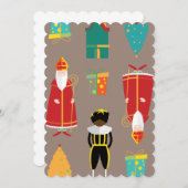 クリスマスセントニコラス 招待状 (正面/裏面)