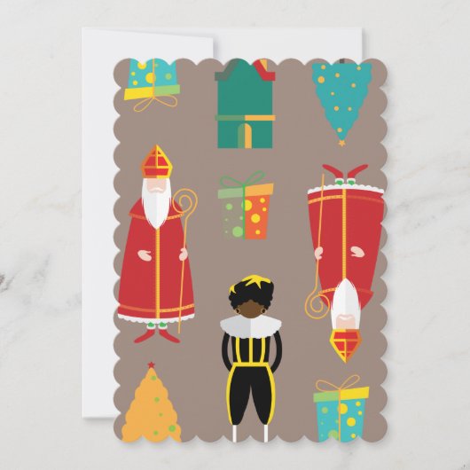 クリスマスセントニコラス 招待状 (正面)