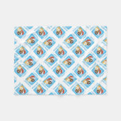 クリスマスセントバーナードフリースブランケット フリースブランケット (正面(横))