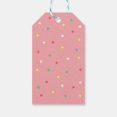 クリスマスセーターで可愛いオッター ギフトタグ (裏面)