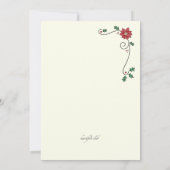 クリスマスセーターのホリデーパーティー招待状 招待状 (裏面)