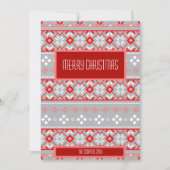 クリスマスセーターの写真 シーズンカード (正面)