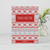 クリスマスセーターの写真 シーズンカード (スタンド正面)