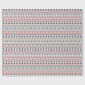 クリスマスセーターの天気 ラッピングペーパー (フラット)